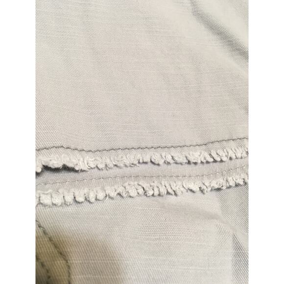 Ocean Pacific Size 40, 100% Cotton Gray Raw Edge Cargo Shorts - Picture 9 of 9